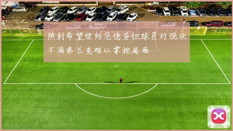 热刺希望续约范德芬但球员对现状不满弗兰克难以掌控局面